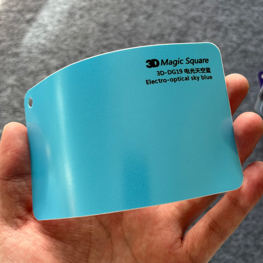 Electro-optical Sky Blue Color Auto Vinyl Wraps - Premium Color Wrap for Vehicle Transformation