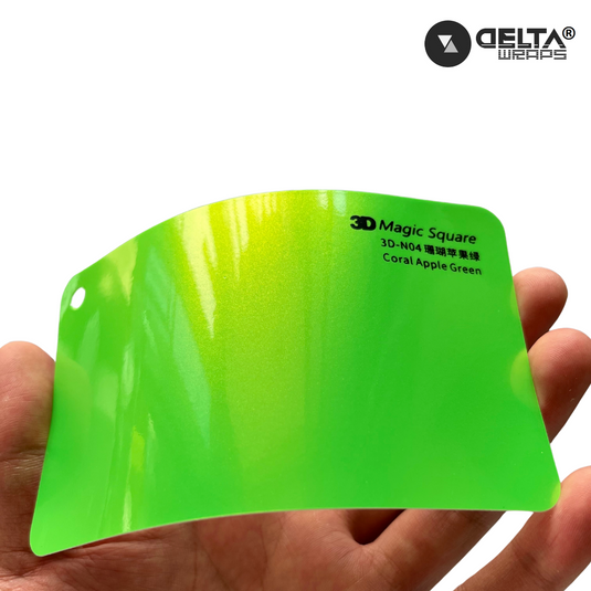 Coral Apple Green Color Auto Vinyl Wraps - Premium Color Wrap for Vehicle Transformation