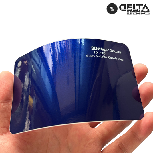 Gloss Metallic Cobalt Blue Color Auto Vinyl Wraps - Premium Color Wrap for Vehicle Transformation