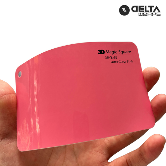 Ultra Gloss Pink Color Auto Vinyl Wraps - Premium Color Wrap for Vehicle Transformation